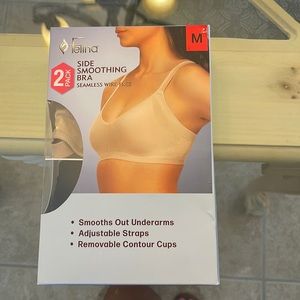 Side smoothing bra shameless wire free